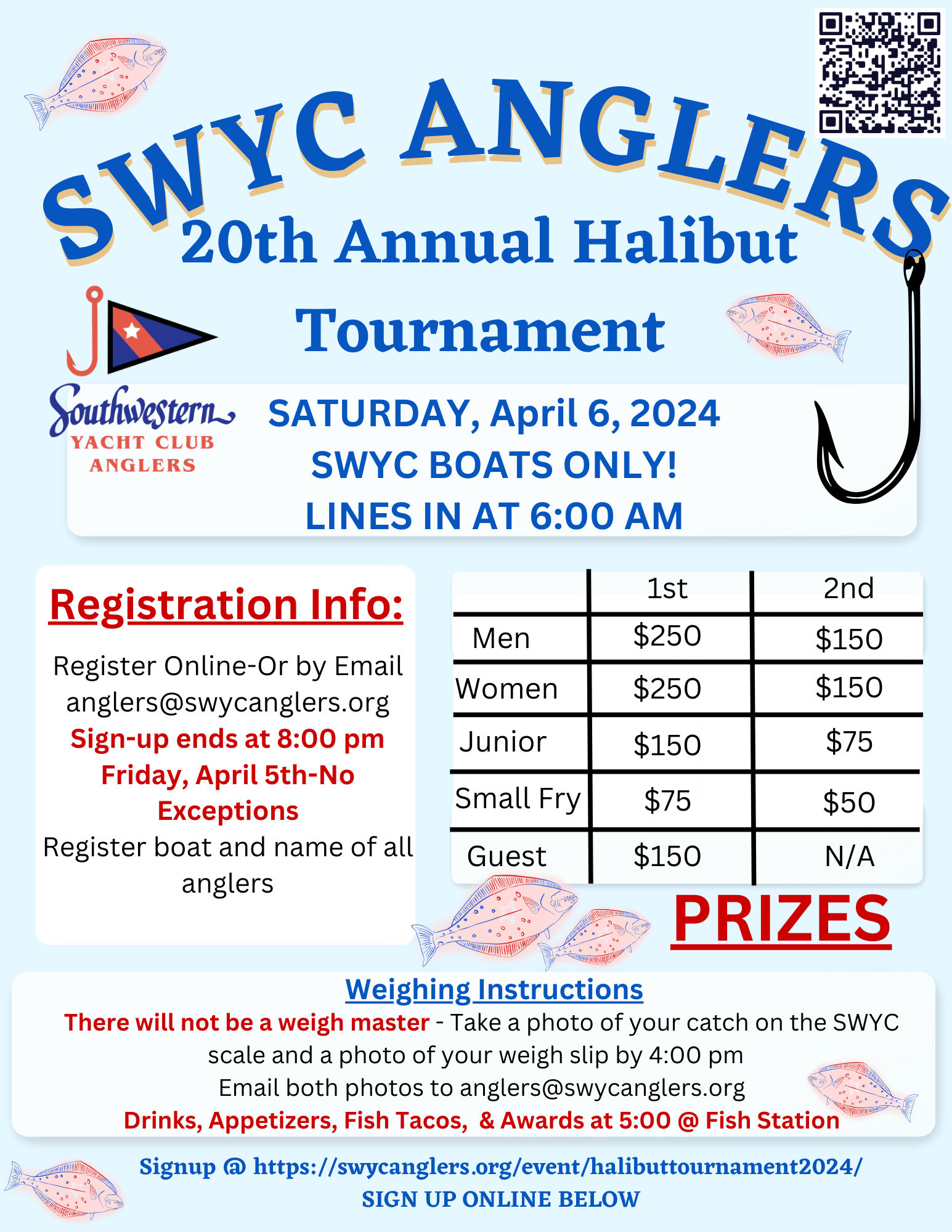 southwestern yacht club events